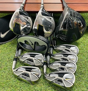 NIKE Fullset SQ Machspeed 1w 3w 5w Irons 56789P 10club S Flex Golf RH - Picture 1 of 23