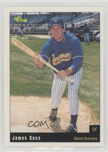 1991 Classic Best Beloit Brewers James Sass #9