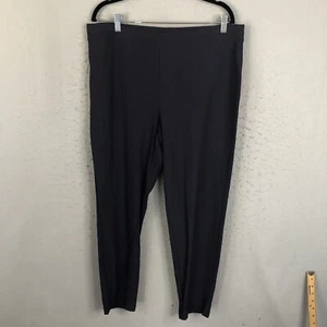 Eileen Fishing Pants Womens XL Black Slim Ankle Stretch Career Office NEW - Picture 1 of 19