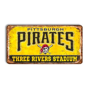Metal sign Pittsburgh Pirates vintage Pittsburgh Pirates home stadium sign - Picture 1 of 5