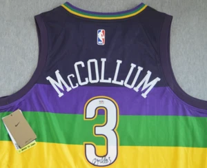 CJ McCollum Autographed Signed Jersey PSA COA NBA New Orleans Pelicans C.J. - Picture 1 of 8