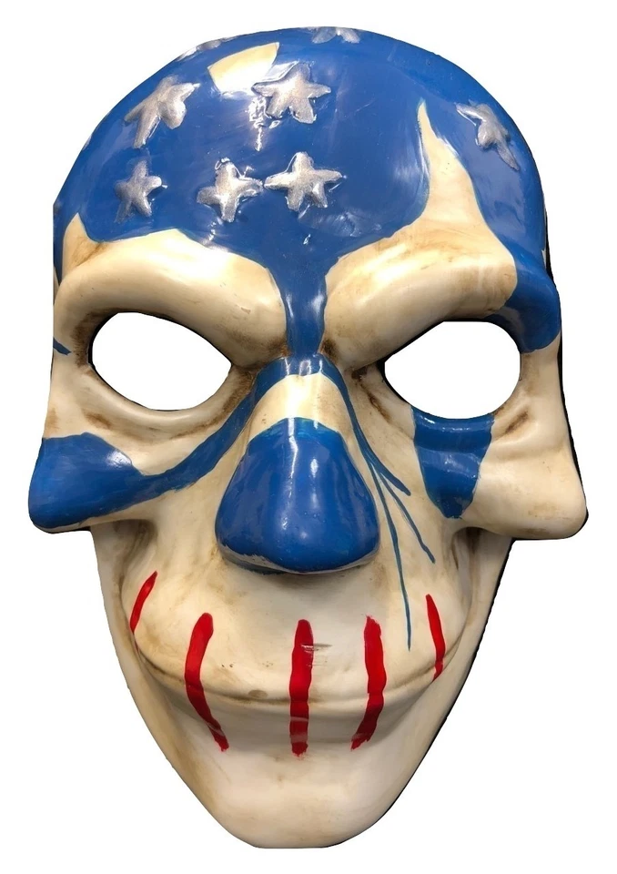 UK THE PURGE USA FLAG NEW FANCY DRESS UP MASK COSTUME CHILD ADULT HALLOWEEN - Image 1 of 1