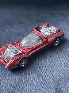 Vintage 1969 Red Mod Quad Hot Wheels RedLine mit schwarzem Interieur B - Bild 1 von 13
