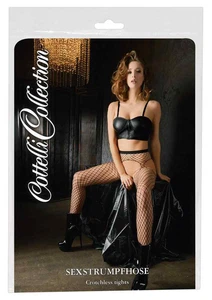 Sexstrumpfhose S M L Onesize Sexy Ouvert Dessous Reizwäsche Netz Unterwäsche - Bild 1 von 4