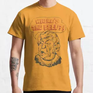 Wheres The Beef 1984 Classic T Shirt - Picture 1 of 4