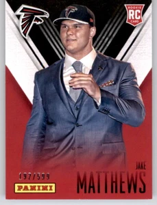 2014 Panini Fathers Day Jake Matthews #d 192/599 Insert Parallel Falcons #55 - Picture 1 of 2
