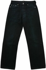 Hugo Boss W33 L34 JEANS Men CLASSIC Black Dark Wash DENIM VINTAGE GENUINE