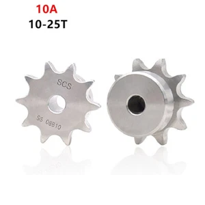 10A 5/8" 304 Stainless Steel Drive Sprocket 10 Teeth - 30 Teeth 57mm-159mm Diam - Picture 1 of 6