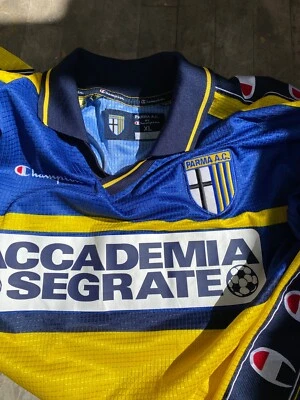 PARMA CALCIO 1999 JERSEY , VINTAGE SHIRT , ITALAIAN CALCIO 1999 , PARMA CLUB - Image 1 of 4