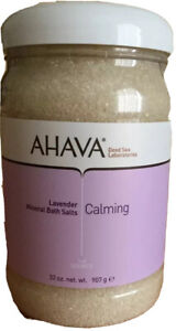Ahava Calming Lavender Calming Mineral Bath Salts 32 Oz / 907g