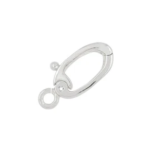 Sterling Silber Halskette Armband Perlenverstärker Klappverschluss Anhänger Kaution 99856 - Bild 1 von 3