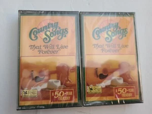 READERS DIGEST COUNTRY SONGS THAT WILL LAST FOREVER NEW CASSETTE Tapes #1 & 2 - Picture 1 of 3