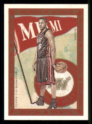 2008-09 Topps T51 Murad #198A Mario Chalmers Dribbling RC - Image 1 of 2