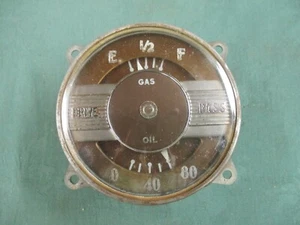 1938 Packard Senior Series Oil & Gas Gauge - Bild 1 von 4