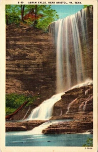 Postal Abram Falls Bristol VA - Tennessee - Imagen 1 de 2