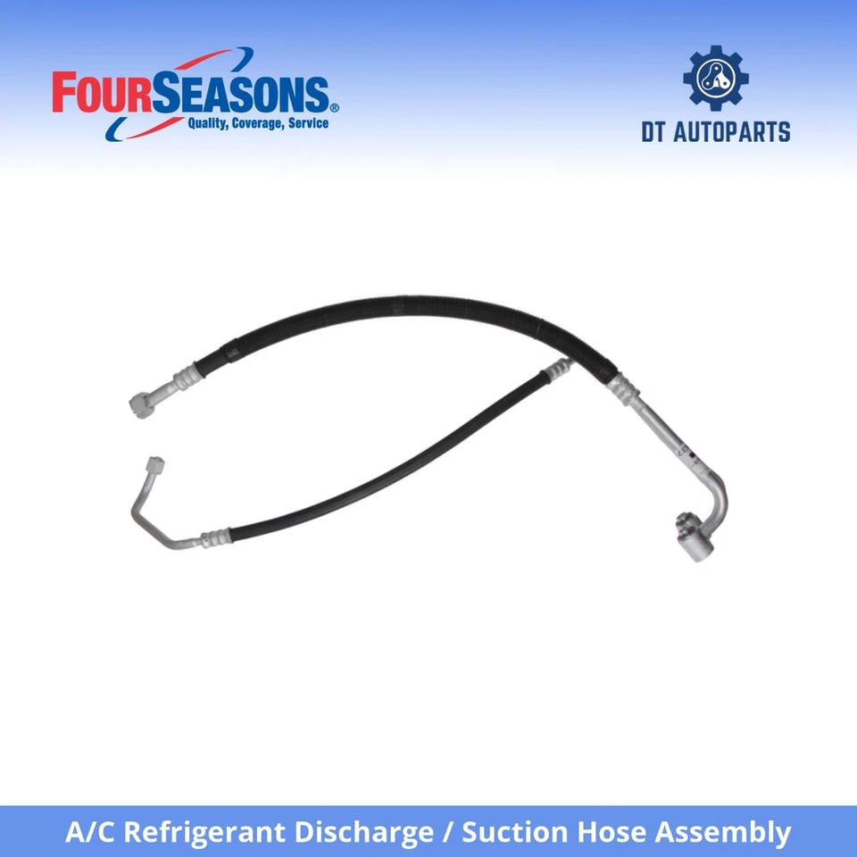 Conjunto de manguera de succión/descarga de refrigerante de aire acondicionado GMC G2500 1995 4 estaciones Foto 1 de 4