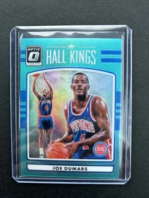2016-17 Panini Donruss Optic Hall Kings Aqua Prizm /25 Joe Dumars #19 HOF - Image 1 of 2