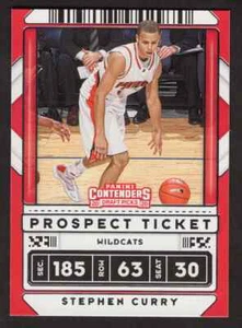 Tarjeta de variación de boleto Stephen Curry 2020 Contenders Draft Picks Prospect #1 - Imagen 1 de 1
