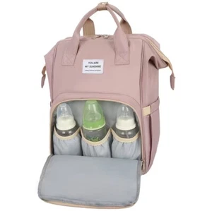 Diaper Bag Backpack, Unisex Travel Diaper Backpack for New Parents, - Picture 1 of 6