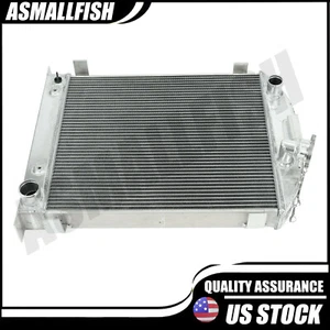 Radiador de aluminio para Ford Hi-Boy 1932 motor Chevy Hot Rod V8 AT/MT 3 filas 62 mm - Imagen 1 de 12