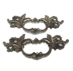 Keeler Brass Company N-452 French Provincial 7-3/4" Drawer Pull Handle Lot of 2 - Picture 1 of 7