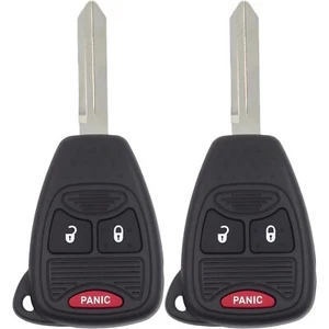 2 PC Key Fob For 2006 2007 2008 2009 2010 Dodge Ram 1500 2500 3500 4500 5500 - Picture 1 of 5