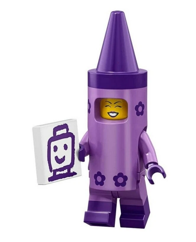 Lego Minifigures: The Lego Movie Series 2  Purple Crayon Girl 71023 New - Image 1 of 1
