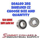 1600 series radial bearings SEALED TYPE 2RS &amp; SHEILDED TYPE ZZ Choose size &amp; qty