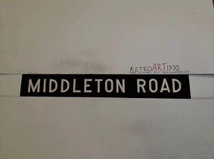 Great Yarmouth Februar 1961 Bus Destination Blind 30" - Geschenk - Middleton Road - Bild 1 von 12