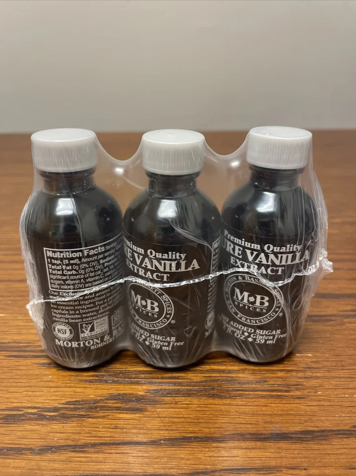 Extract Vanilla Case of 3 X 2 Oz by Morton & Bassett