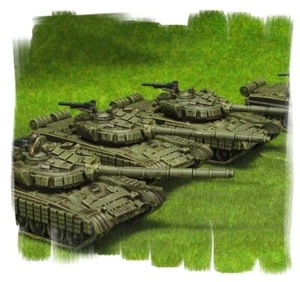 Painted! -  Soviet T-72B Platoon (4 vehicles) - 15mm Team Yanke WW3 - Picture 1 of 2