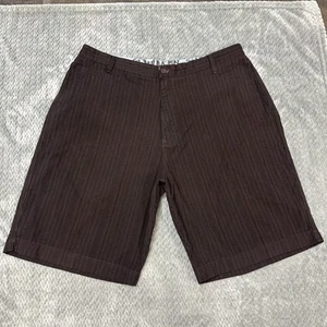 Quicksilver Y2K Skateboard Shorts Mens 38 Striped Baggy Vintage Surf Grunge - Picture 1 of 12