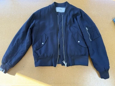 Chaqueta Bomber Ami Alexandre Mattiussi Viscosa Negra Hombre’s L Foto 1 de 4