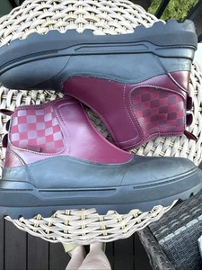 Vans Colfax Boots Red Checkered Women's 9 Men’s 7.5 Shoes Checkerboard 721454 - Picture 1 of 22