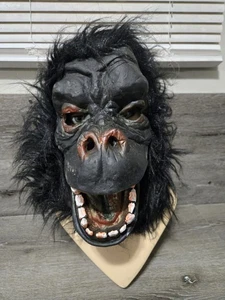 Vintage Gorilla Latex Mask Realistic Hair – Halloween Costume / Display - Picture 1 of 7