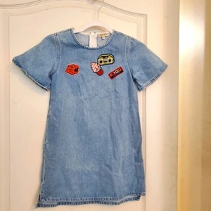 Kenzo Jeanskleid mit Applikation Gr. 8 - Bild 1 von 6