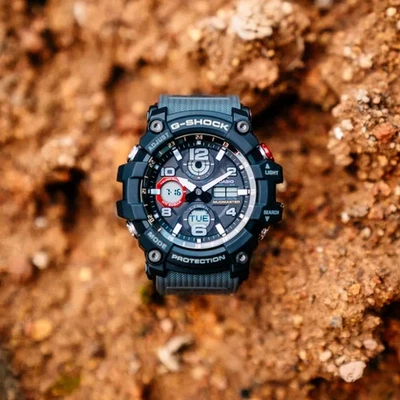 Casio Master G-Shock Mudmaster Men's Solar Power Watch GSG100-1A8WC - Image 1 of 4
