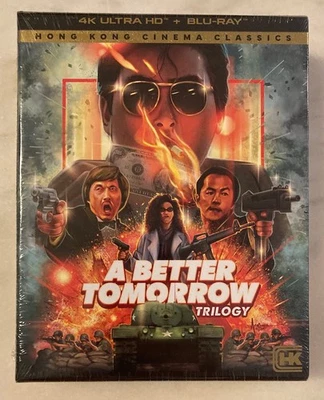 A BETTER TOMORROW TRILOGY (4K Ultra HD + Blu-ray, 2025) Chow Yun-fat; NEW SEALED - Image 1 of 4