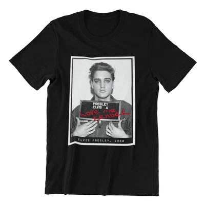 Camiseta Elvis Presley Love Me Tender Gráfica Camiseta De Colección Rock & Roll Legend Top Foto 1 de 4