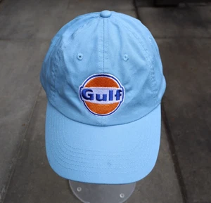 Vintage Gulf Oil Tankstelle Strapback Mütze Kappe bestickt verstellbar - Bild 1 von 9