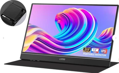 G-STORY 14-Zoll-tragbarer Monitor Full HD neu OVP - Bild 1 von 4