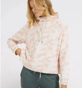 VUORI MUJER Mediana Algodón HALO ESENCIAL SUDADERA CON CAPUCHA Beige Tostado CAMUFLAJE Q9 - Imagen 1 de 6