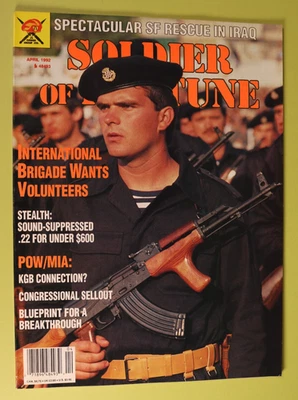 Soldier of Fortune Magazine April 1992 Sound Suppressors Iraq Rescue VF/NM - Image 1 of 4