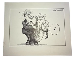 Dick Wright Medizin PROVIDENCE JOURNAL-BULLETIN Politische Karikatur Kunst 11"x14" - Bild 1 von 3