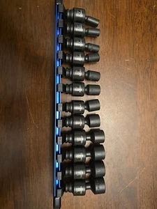Mac Tools Expert 1/4 Inch Drive Metric Impact Universal Socket Set 5mm-15mm - Picture 1 of 4