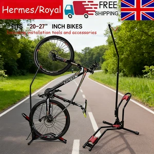 Estante de estacionamiento vertical para bicicletas - Soporte de montaje de almacenamiento de piso para bicicletas - Imagen 1 de 11