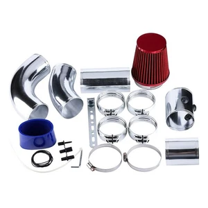 Kit universal de admisión de aire frío de aluminio - Sistema de inducción de manguera de tubo de filtro de coche - Imagen 1 de 11