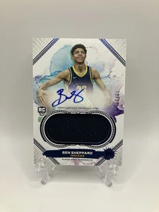 2023-24 Topps Motif Ben Sheppard Rookie Jersey Auto RC Blue /35 - Pacers - Picture 1 of 2