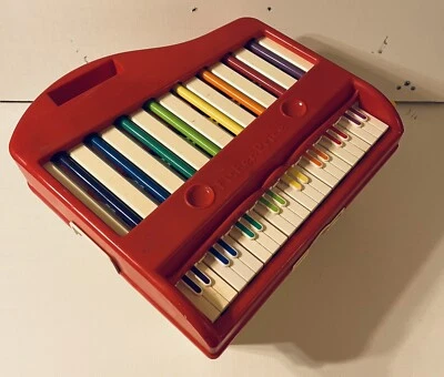Vintage 1989 Fisher Price Record Player Grand Piano Xylophone Tested Works 2225 - Image 1 of 4