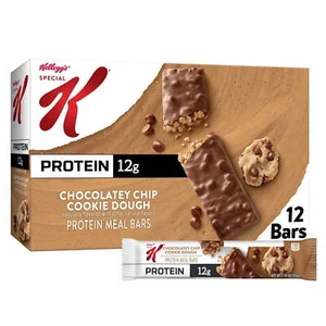 Kellogg's Special K Chocolatey Chip Cookie Dough Chewy Protein Meal Bars - Picture 1 of 12